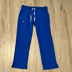 Figs Royal Blue Kade Scrub Pants Medium Petite